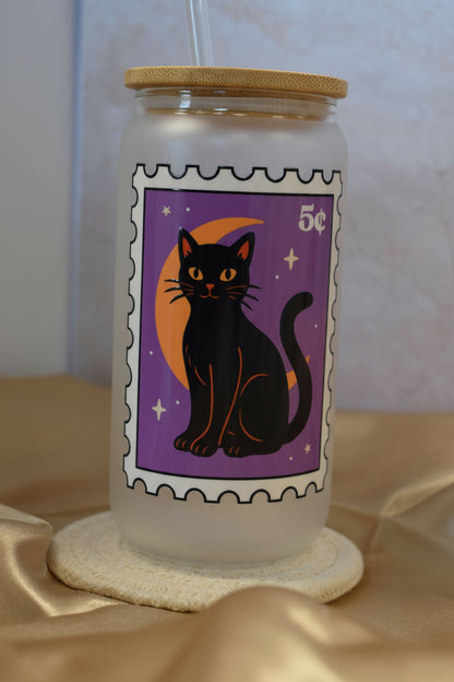 Trinkglas - "Spooky Stamps"