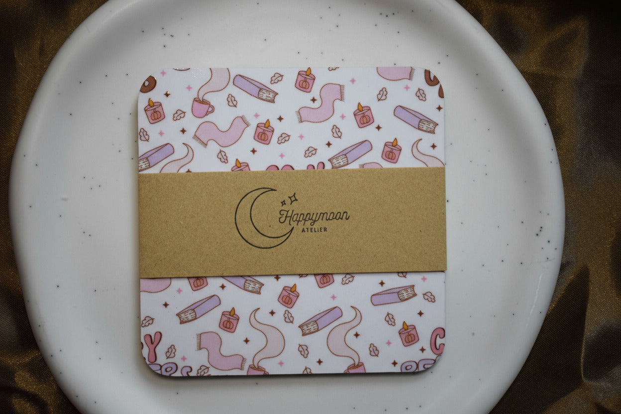 Untersetzer - Cozy Readers Club