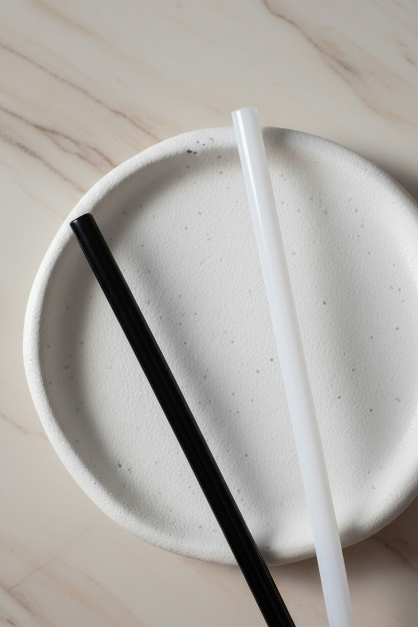 Glasstrohhalme gerade - Solid