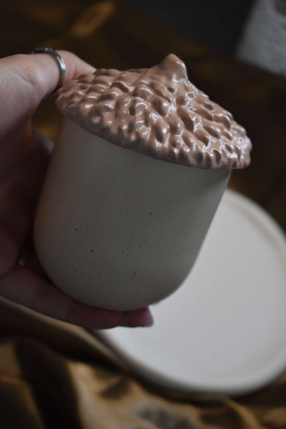 Handgemachte Schmuckdose - Golden Acorn