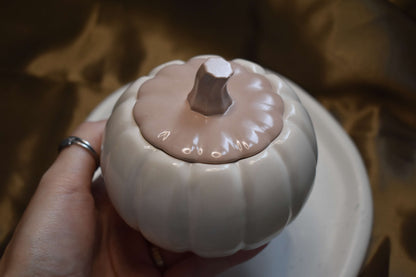 Handgegossenes Kürbisgefäss - Latte Harvest