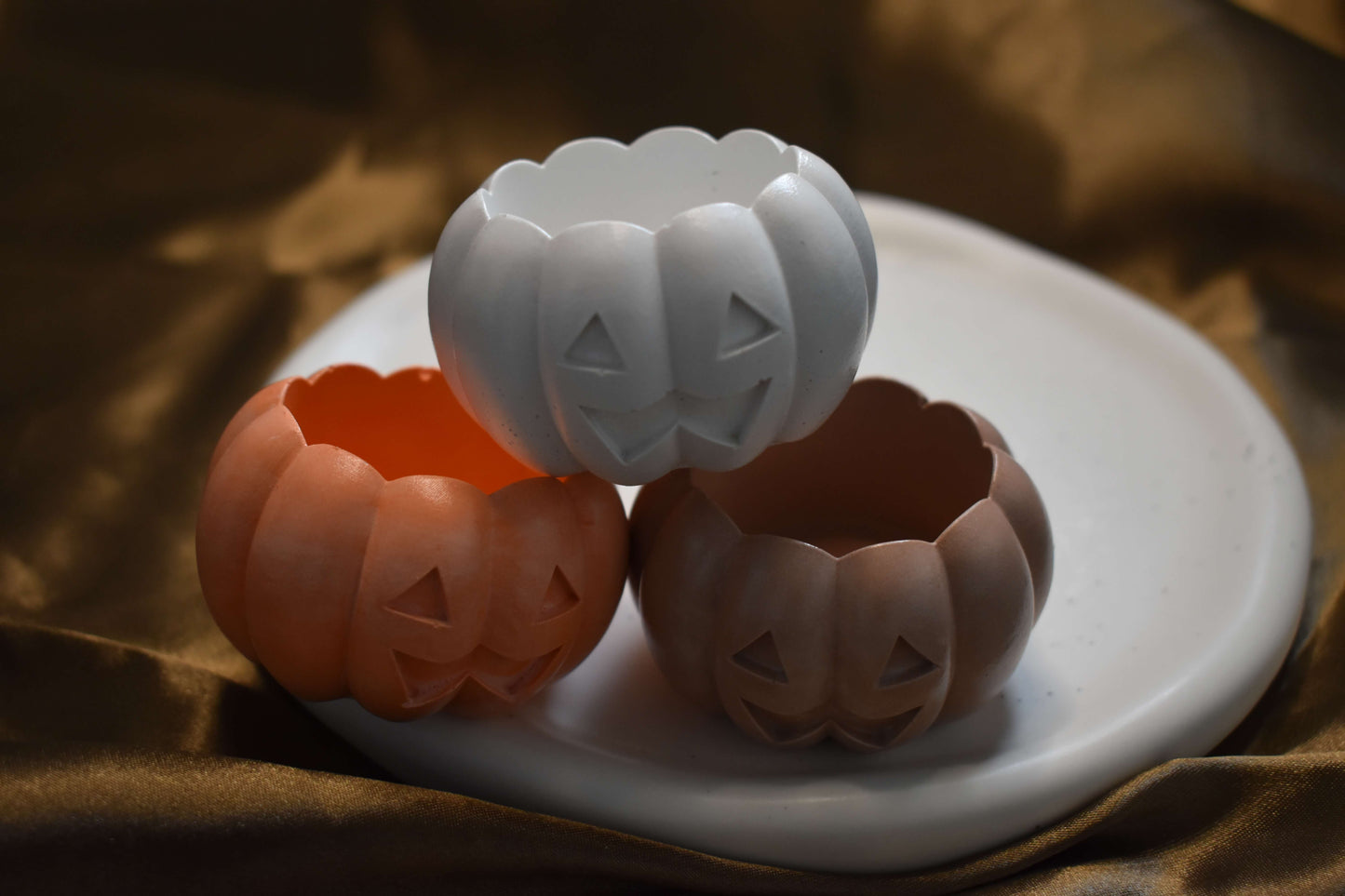 Teelichhalter - Pumpkin Glow