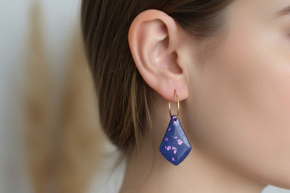 Handgemachte Ohrringe - Midnight Sparkle