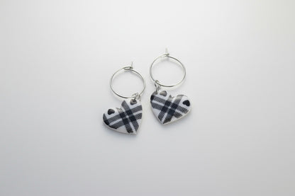 Snow Paws - Elegant dog earrings with bow