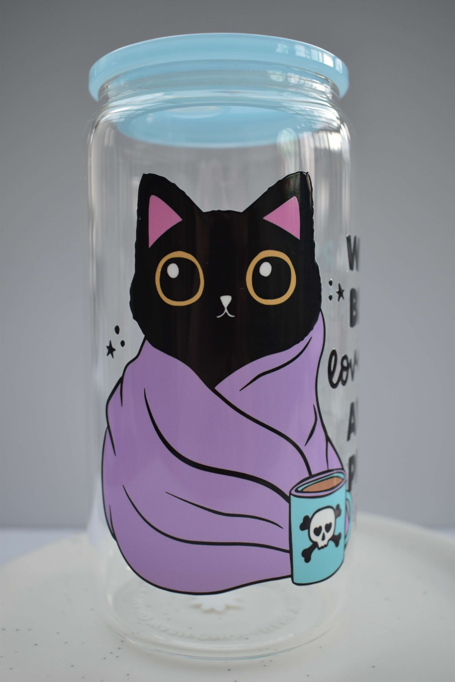 Trinkglas - "Moody Cats"