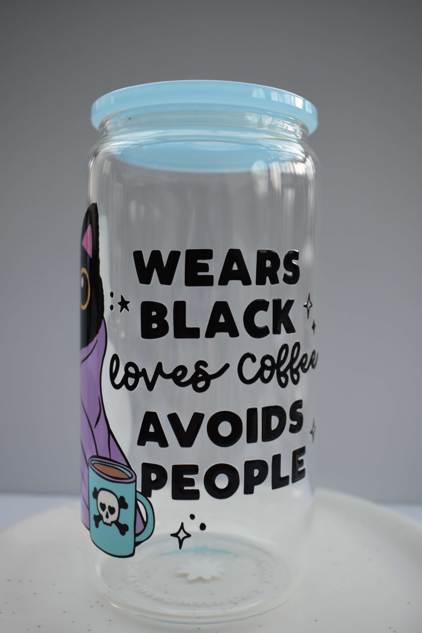 Trinkglas - "Moody Cats"