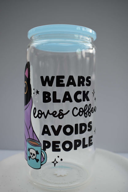 Trinkglas - "Moody Cats"