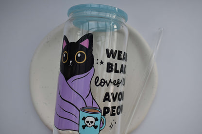 Trinkglas - "Moody Cats"