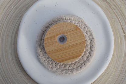 Natürlicher Bambusdeckel - Nachhaltige Eleganz für deine Trinkgläser