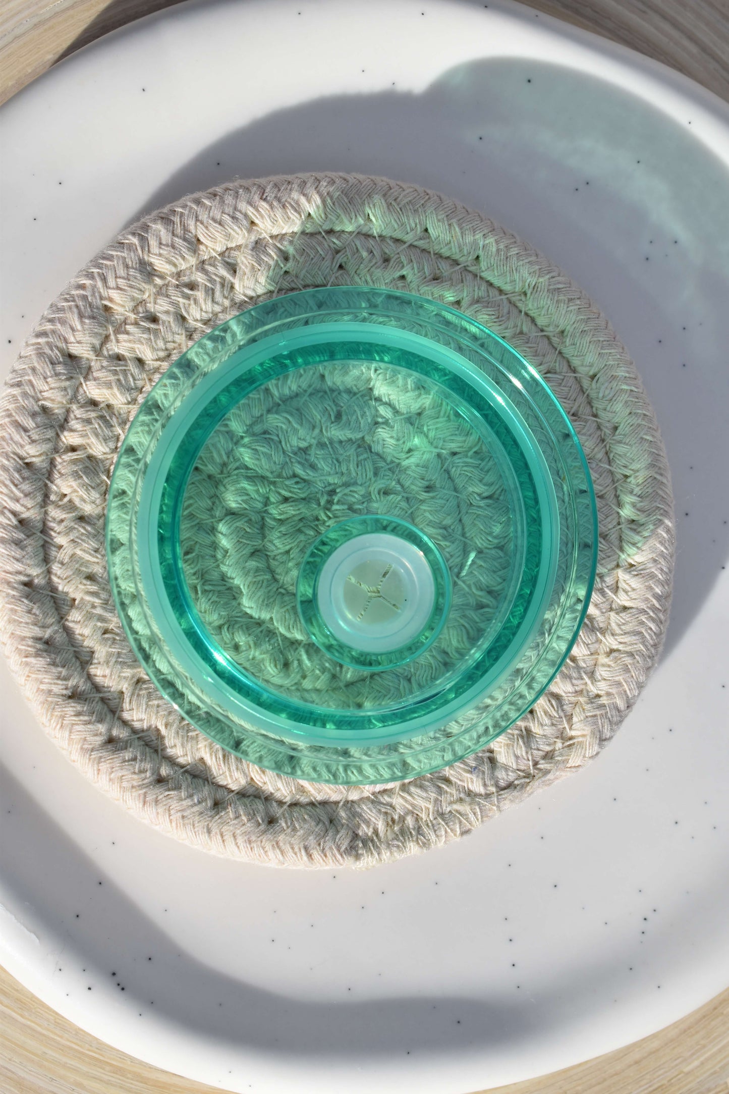 Acryldeckel transparent- Robuste Deckel für Trinkgläser in 5 Farben