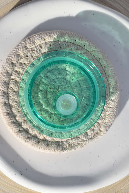 Acryldeckel transparent- Robuste Deckel für Trinkgläser in 5 Farben