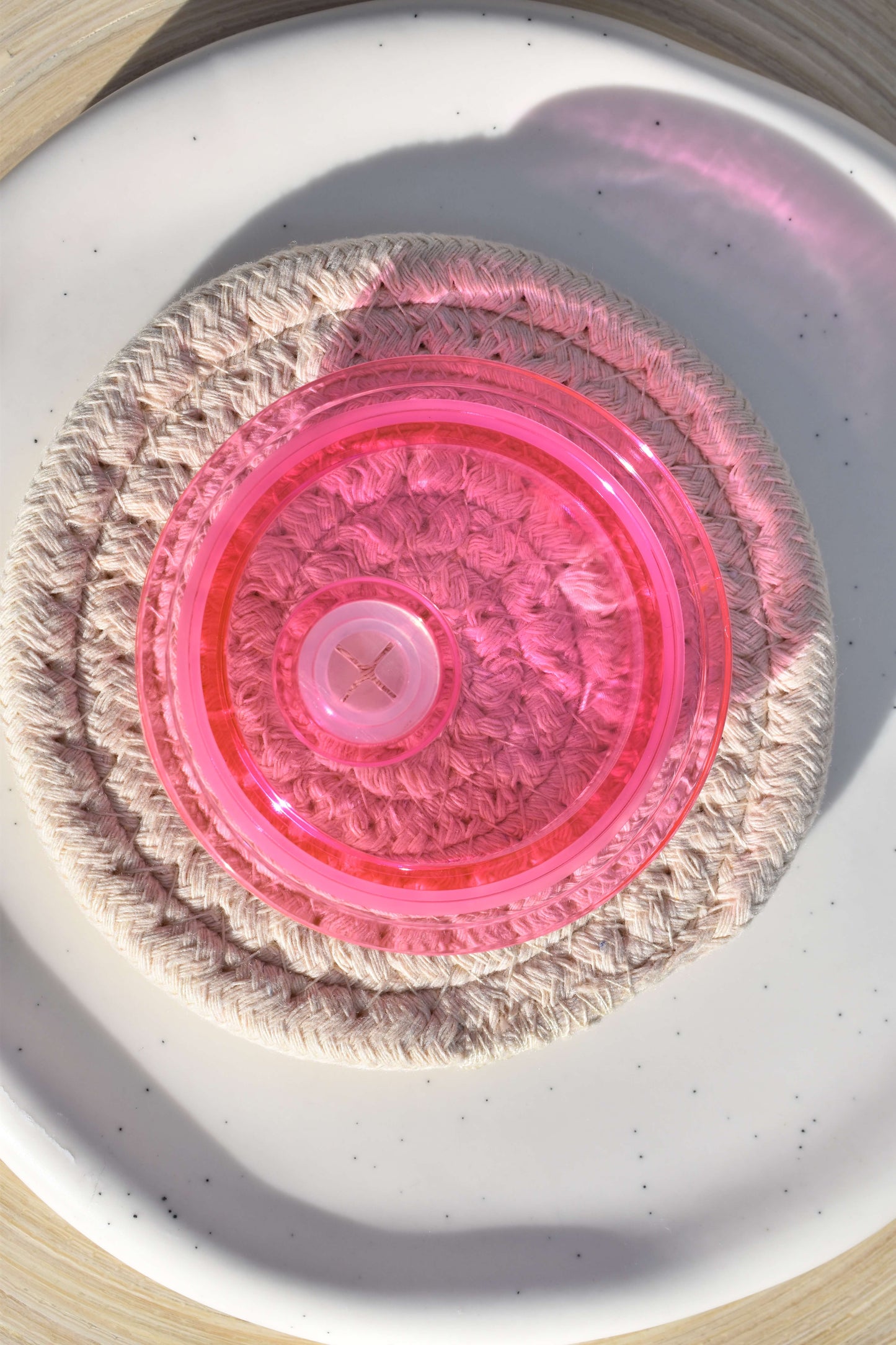 Acryldeckel transparent- Robuste Deckel für Trinkgläser in 5 Farben