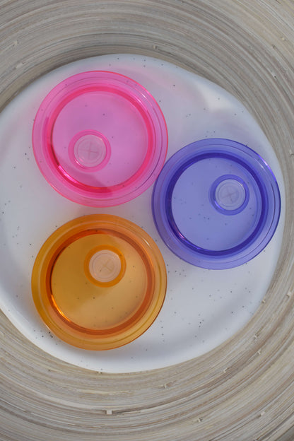 Robuste Deckel für Trinkgläser - 9 Farben erhältlich