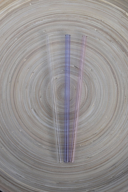 Glasstrohhalme gerade - in 8 Farben