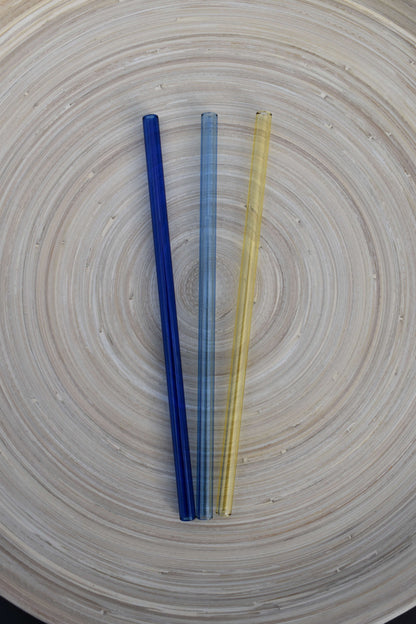 Glasstrohhalme gerade - in 8 Farben
