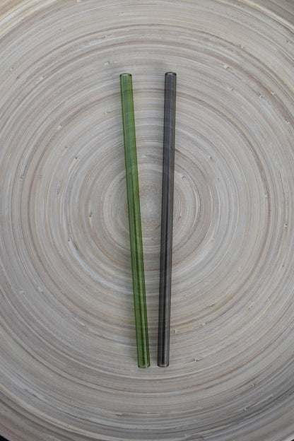 Glasstrohhalme gerade - in 8 Farben