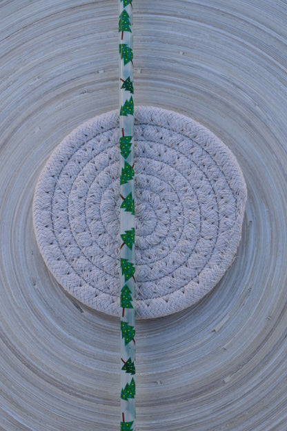 Wiederverwendbare Plastikstrohhalme - Weihnachts Edition