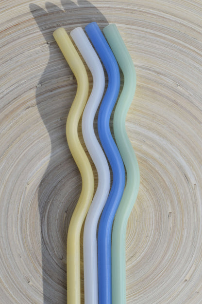 Glasstrohhalm - Milky Wave