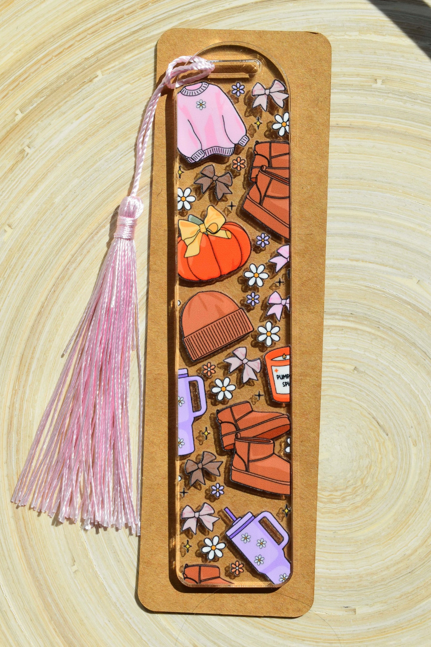 Acrylic Bookmark - Sweater Season