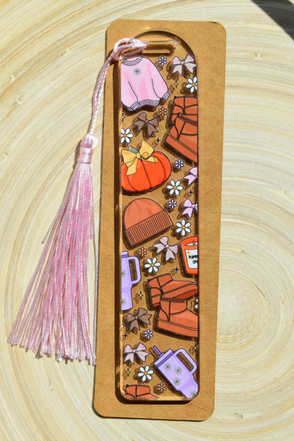 Acrylic Bookmark - Sweater Season