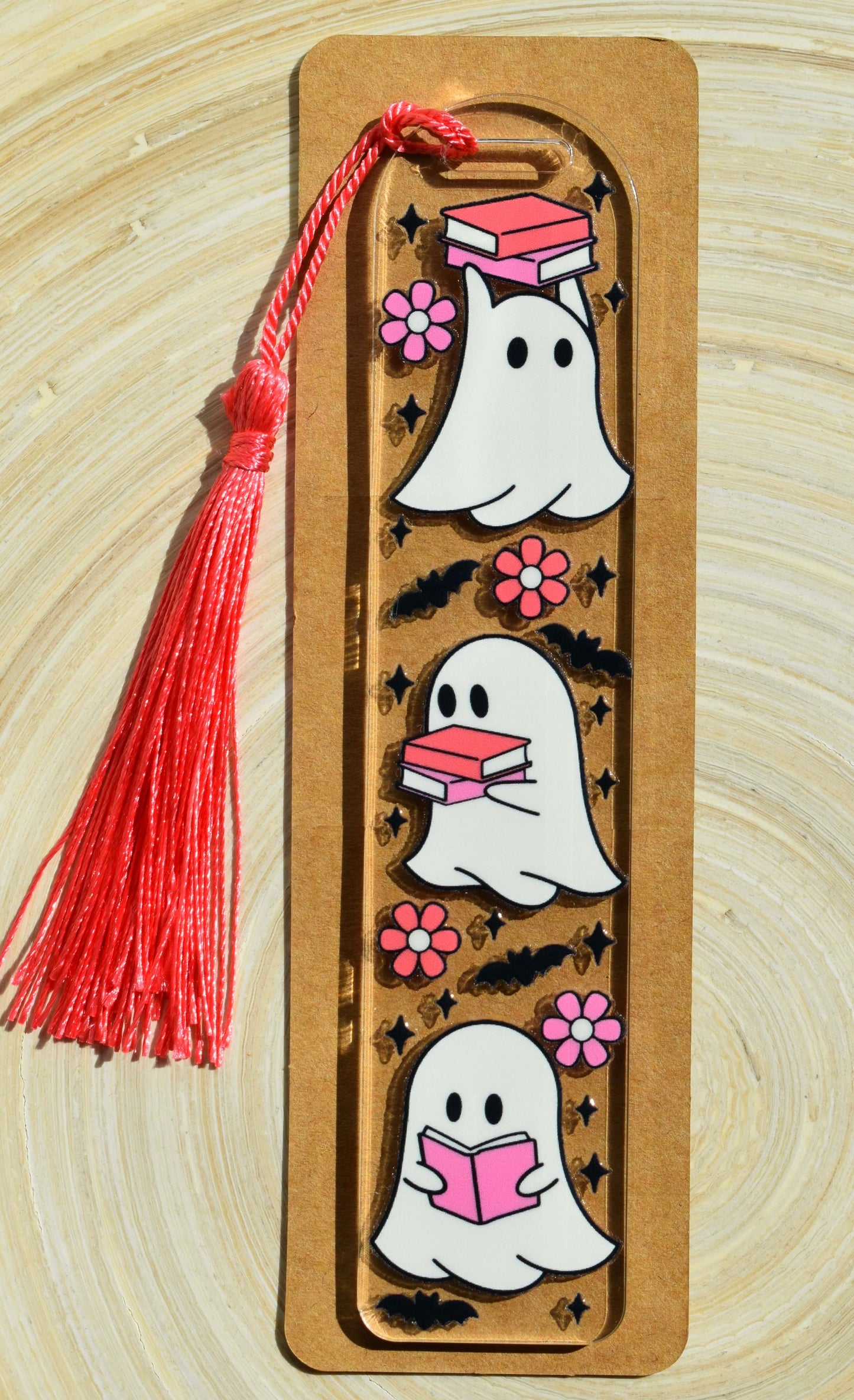 Acrylic Bookmark - Bookish Boo