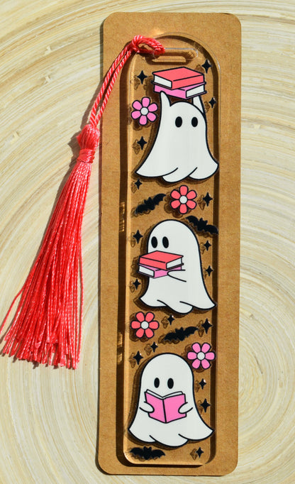 Acrylic Bookmark - Bookish Boo