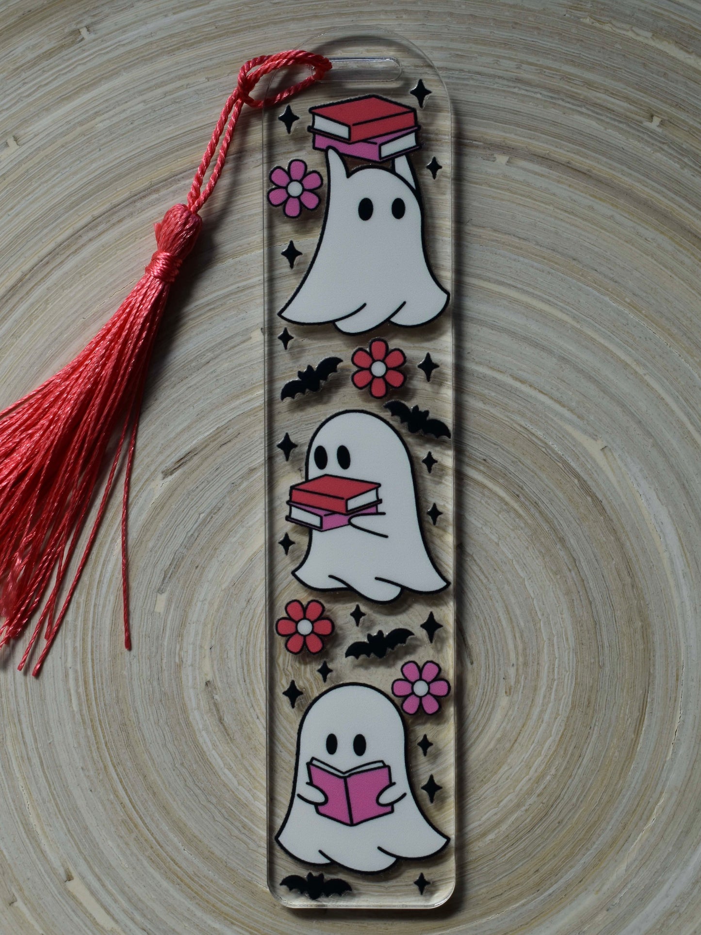 Acrylic Bookmark - Bookish Boo