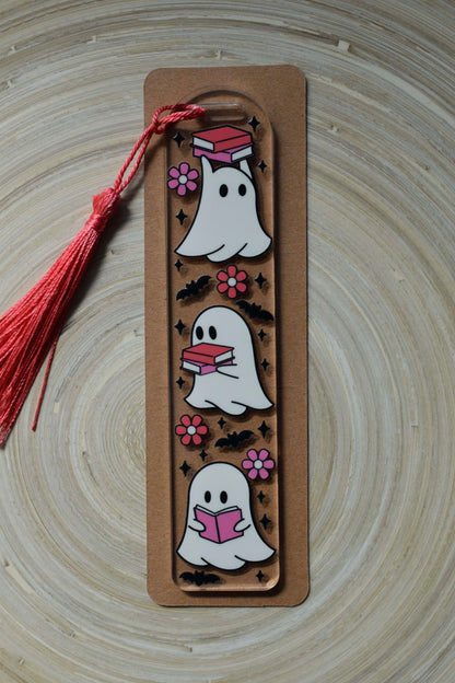 Acrylic Bookmark - Bookish Boo