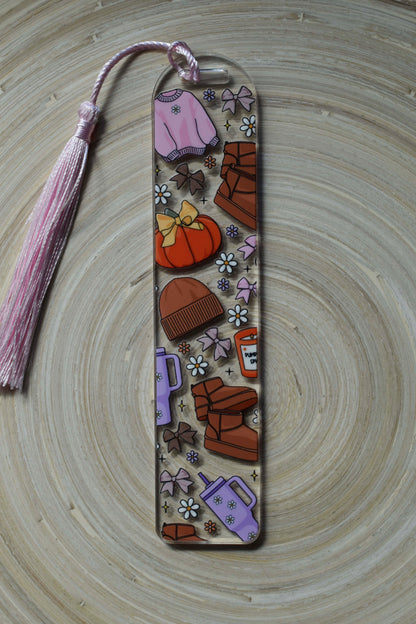 Acrylic Bookmark - Sweater Season