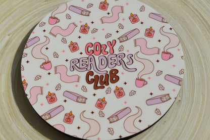 Untersetzer - Cozy Readers Club