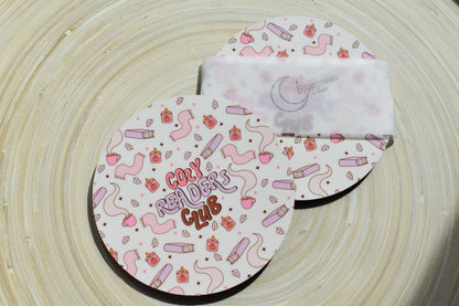 Untersetzer - Cozy Readers Club