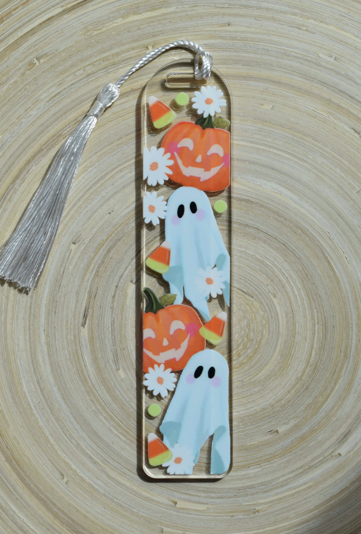Acrylic Bookmark - Pumpkin Whispers