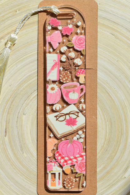 Lesezeichen Acryl - Pink Chestnut Spell