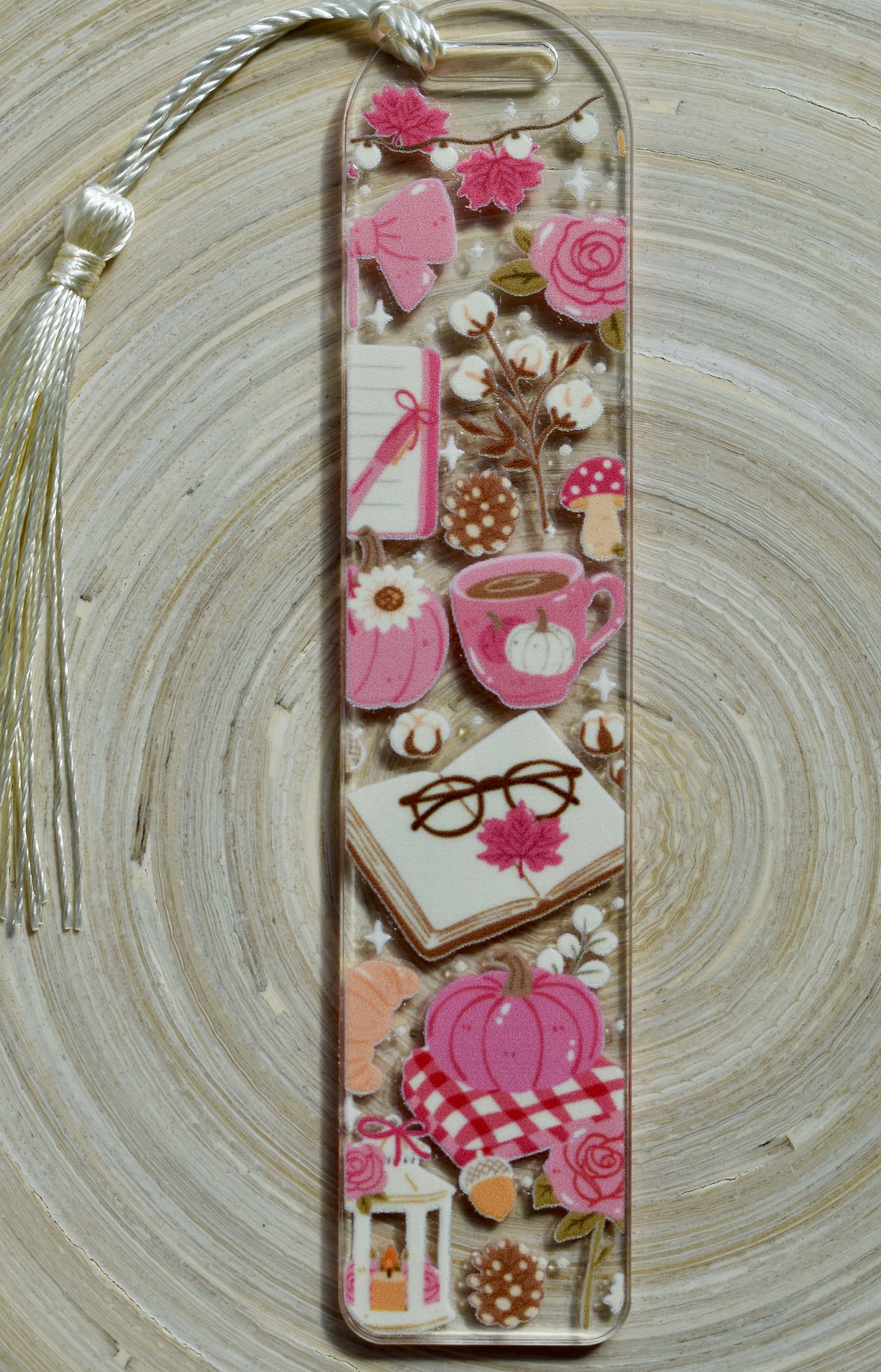 Lesezeichen Acryl - Pink Chestnut Spell