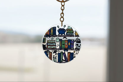 Acryl Schlüsselanhänger - Midnight Library