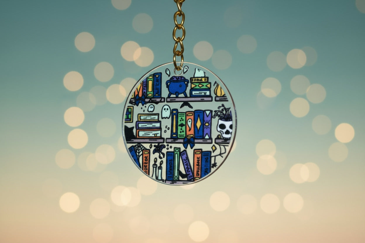 Acryl Schlüsselanhänger - Midnight Library