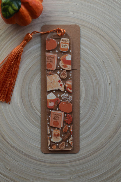 Acrylic Bookmark - Cinnamon Glow