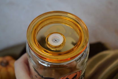 Ombré Trinkglas - "Purr & Pumpkin"