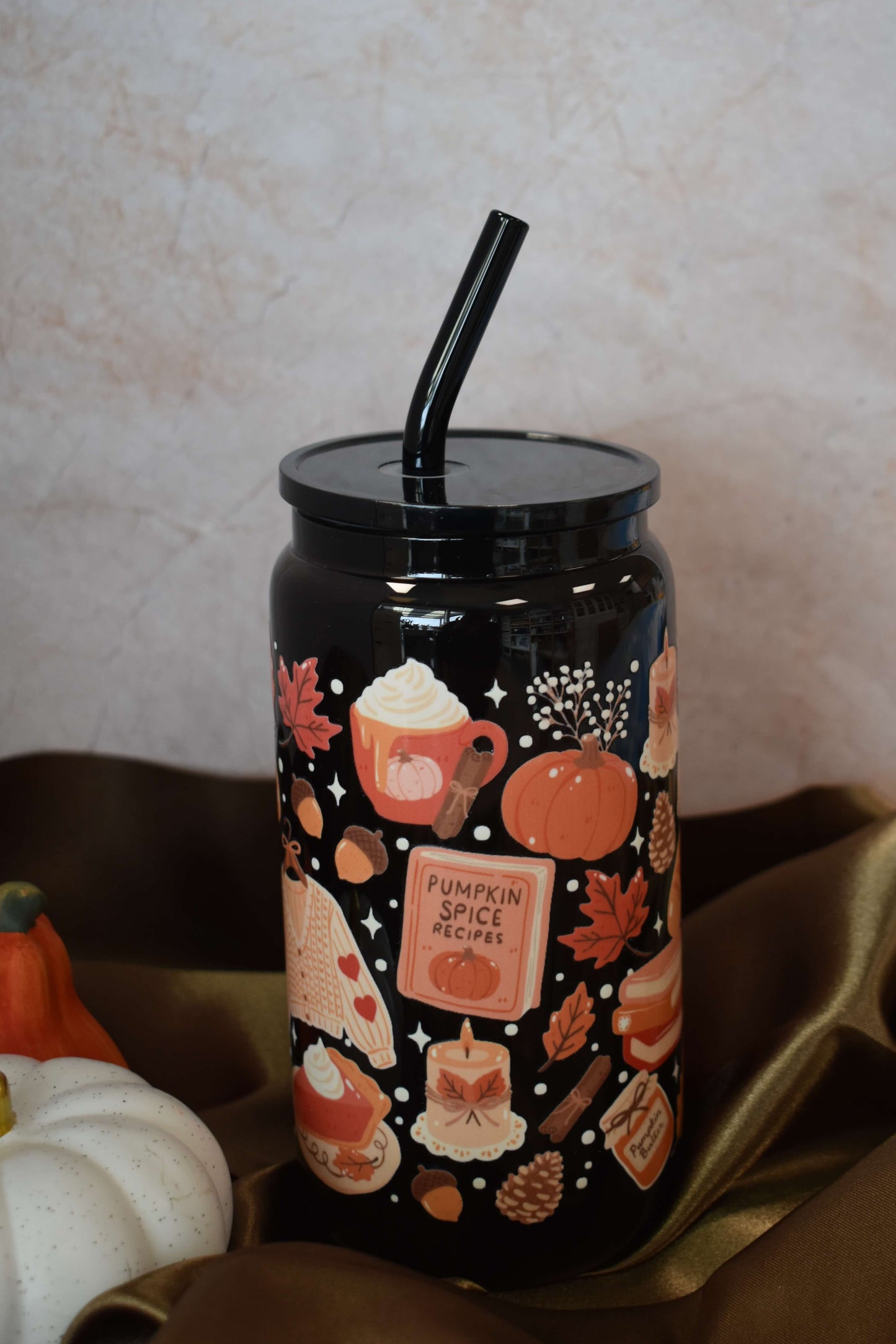 Trinkglas Solid - "Cinnamon Glow"