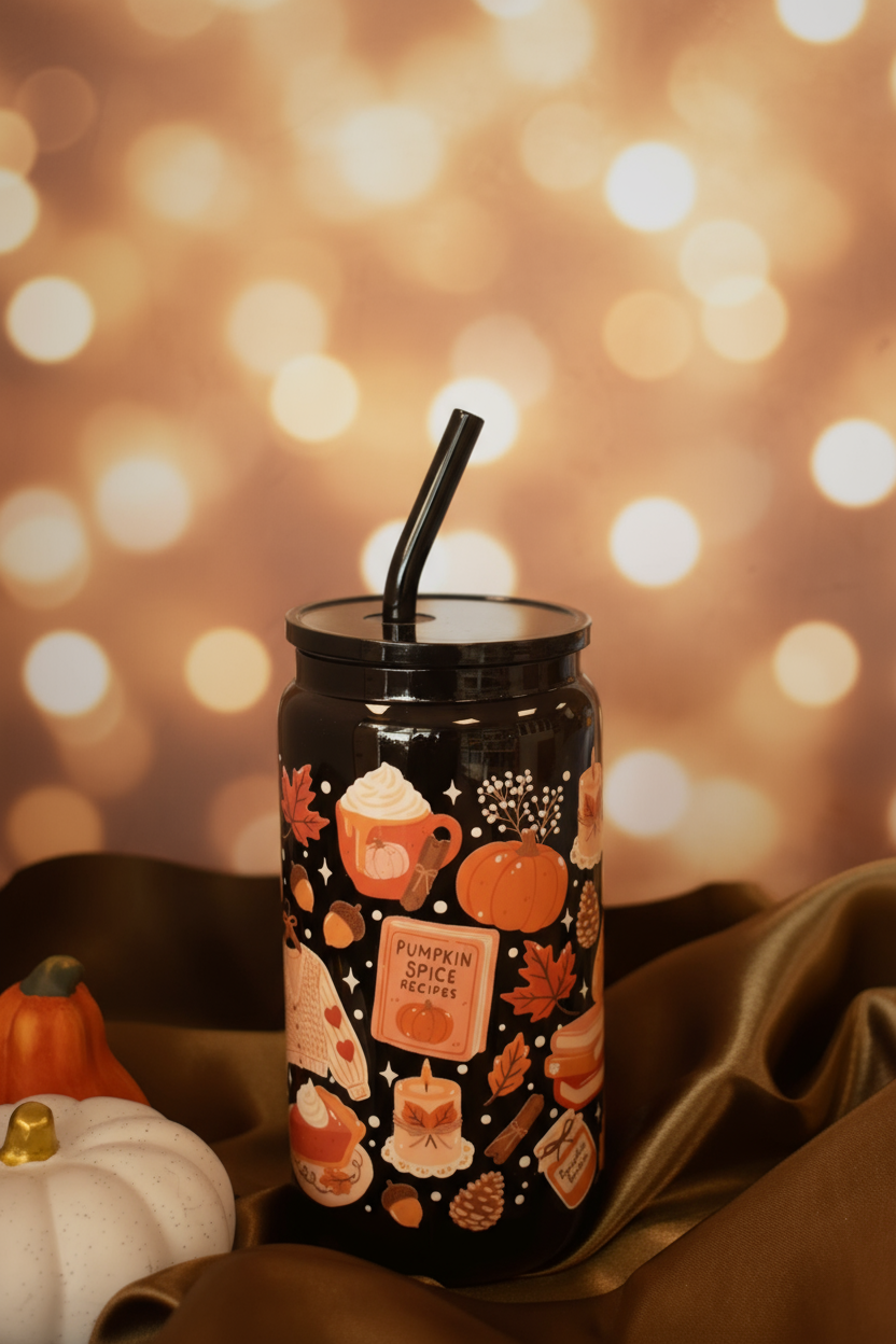 Trinkglas Solid - "Cinnamon Glow"