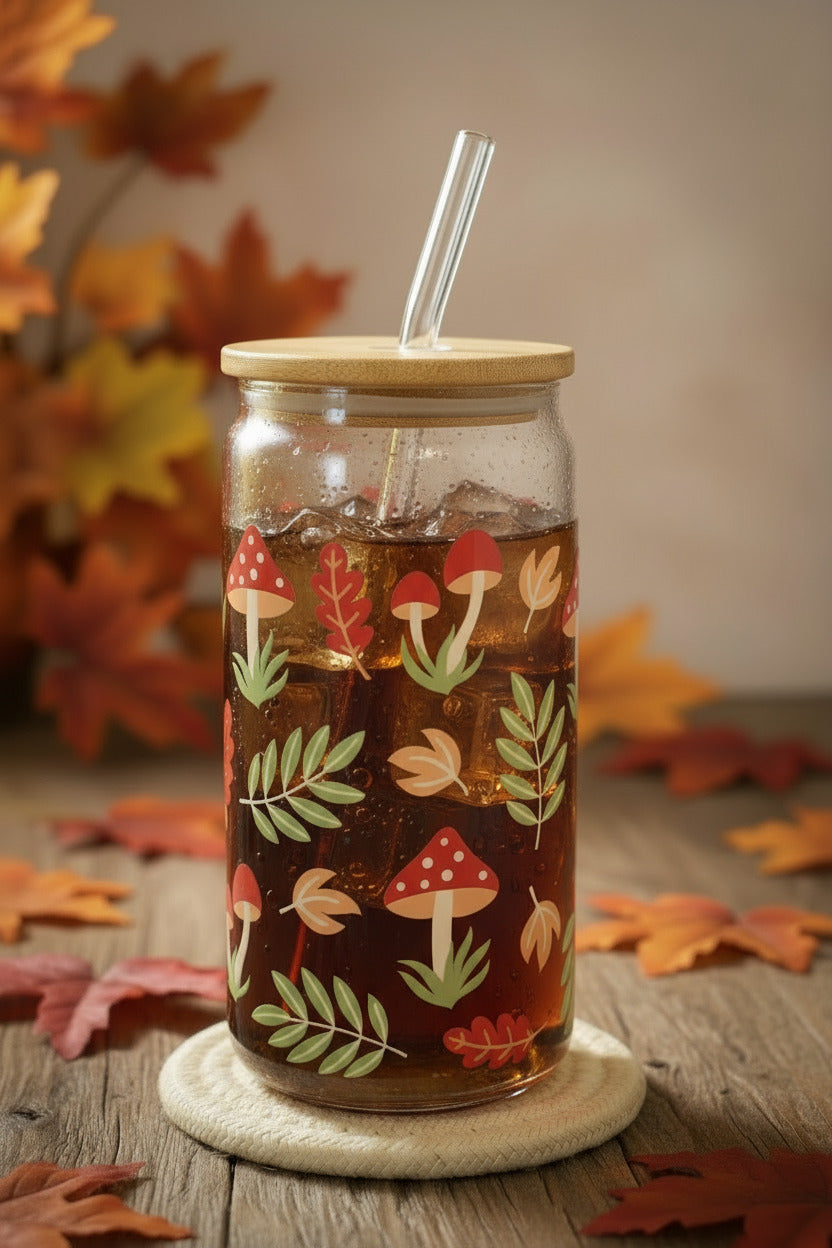 Drinking glass - "Forest Magic"