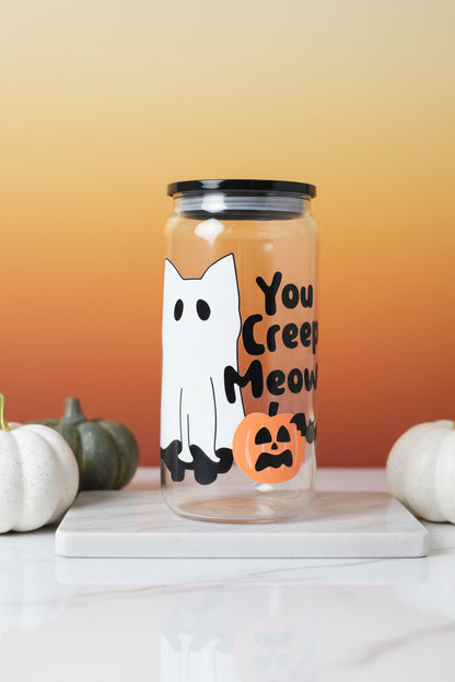 Drinking glass - "Creep Meowt"