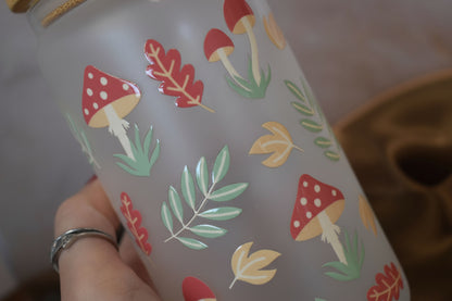 Drinking glass - "Forest Magic"