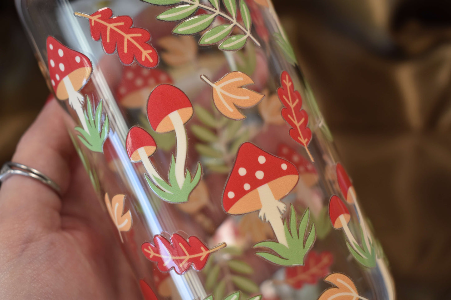 Drinking glass - "Forest Magic"