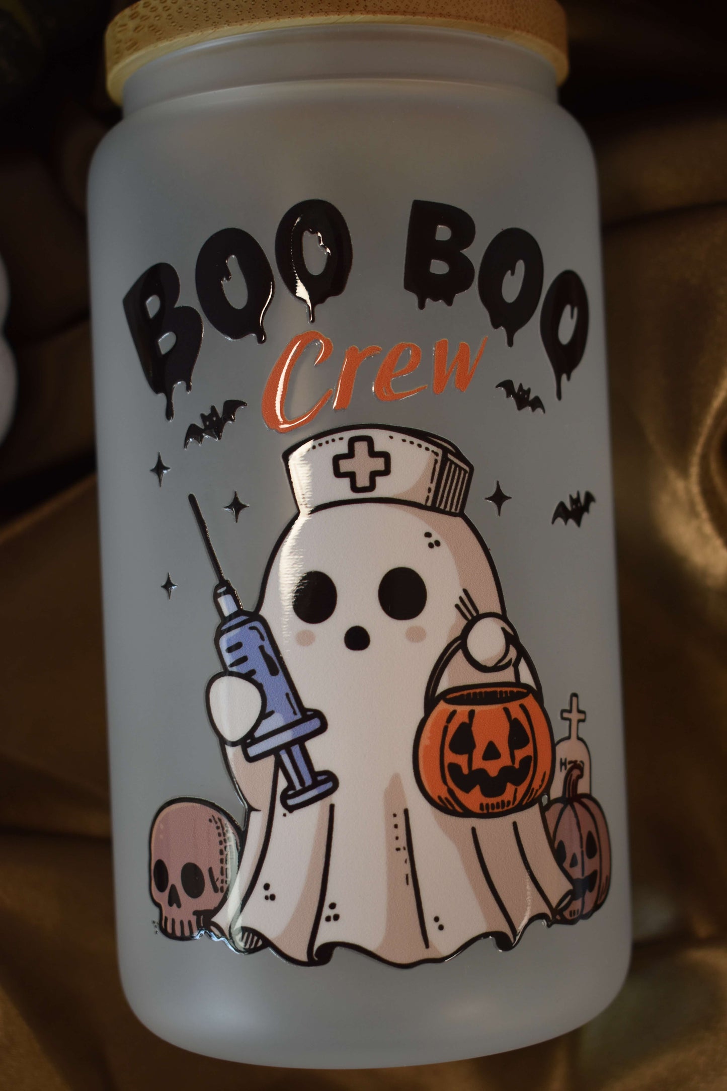 Trinkglas - "Boo Boo Crew"