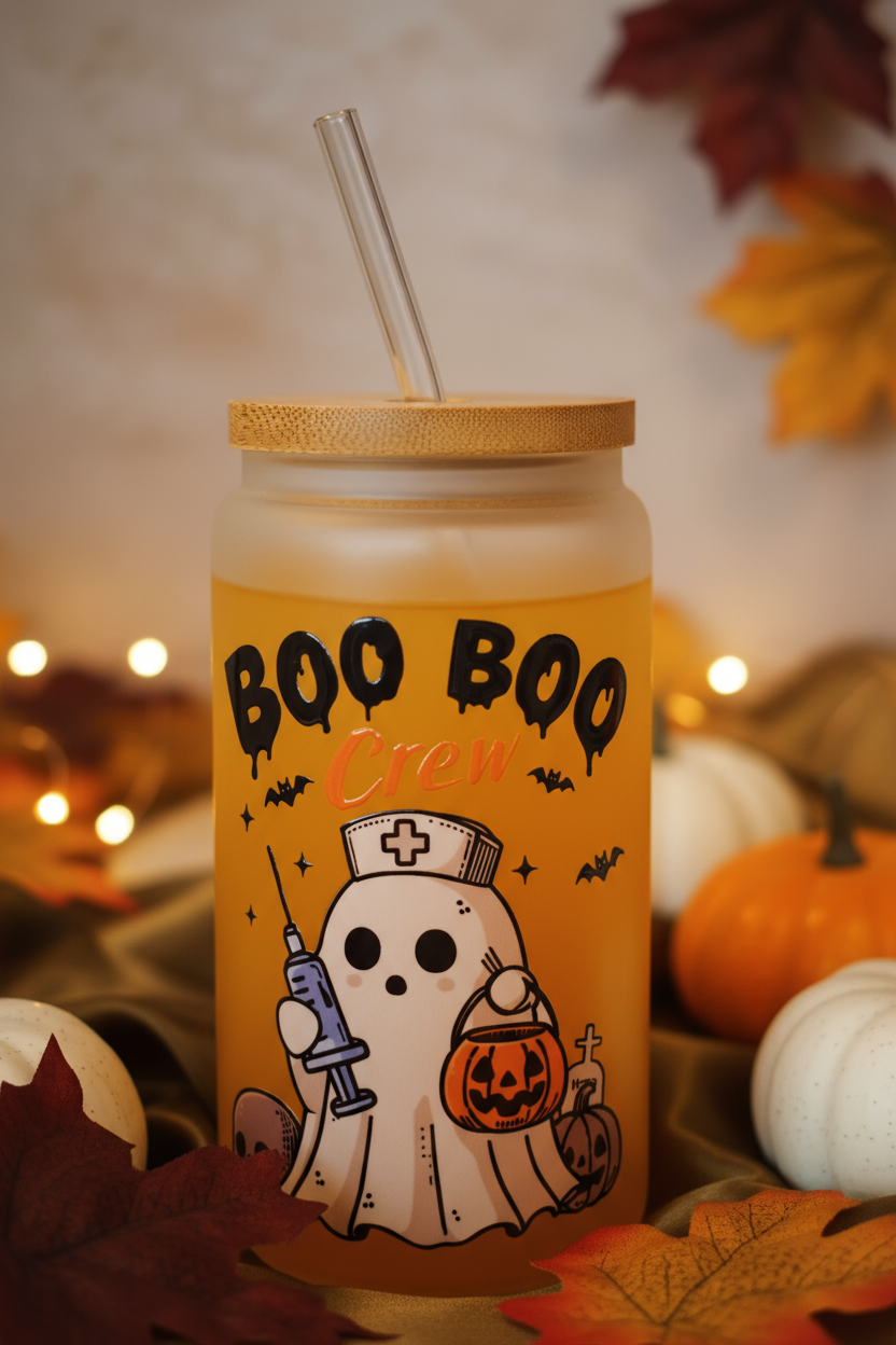 Trinkglas - "Boo Boo Crew"