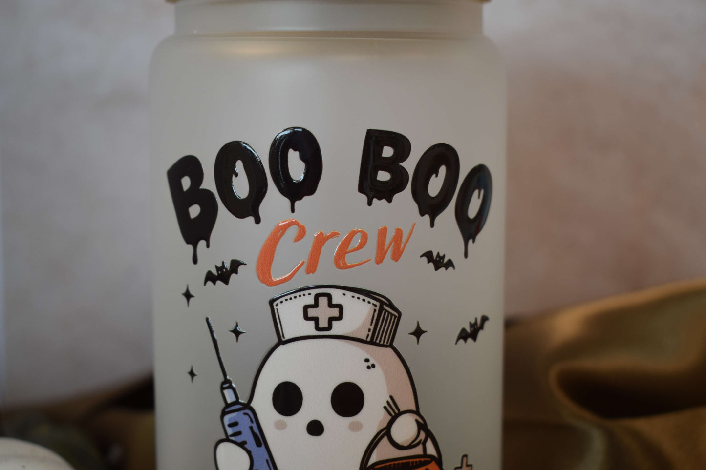 Trinkglas - "Boo Boo Crew"