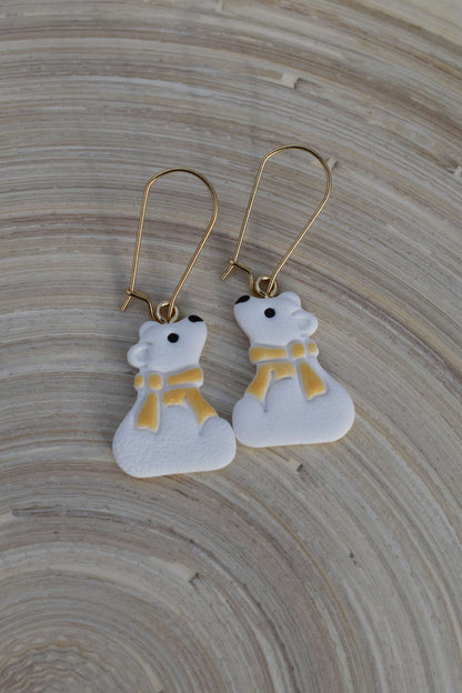 Handgemachte Ohrringe - Winter Bears