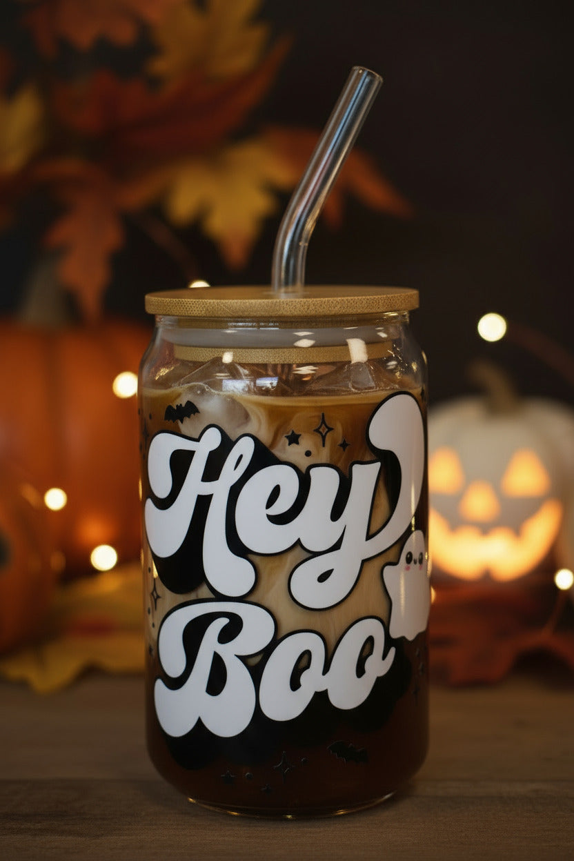 Trinkglas - "Hey Boo"