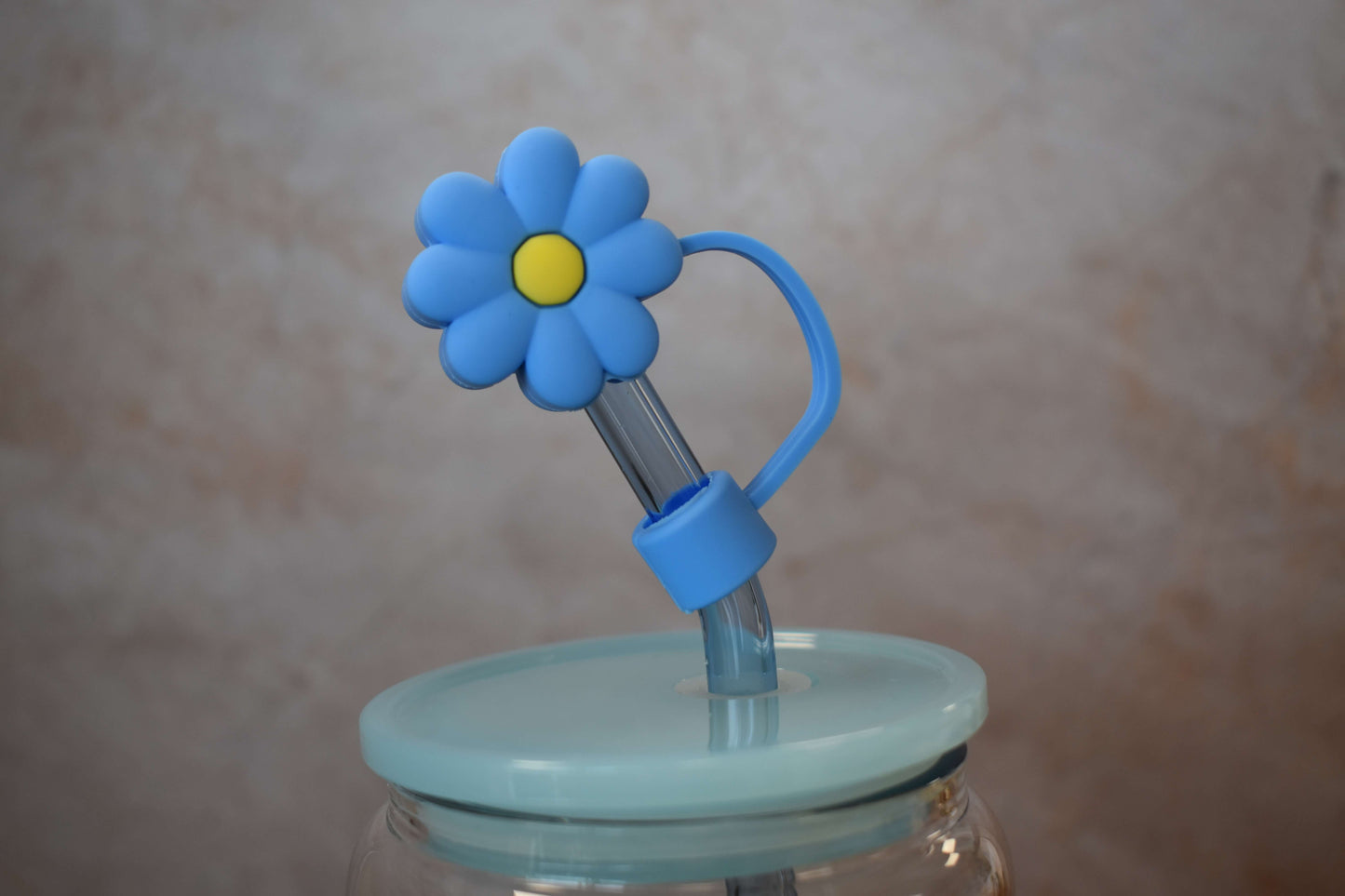 Silicone Straw Topper - Flower Power